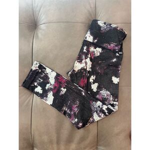 Lululemon Wunder Under Capri Leggings Women’s Size 4 Kara Blossom Multi